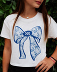 The Blue Bow Tee