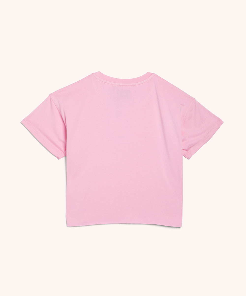 Cropped Pink T Bow