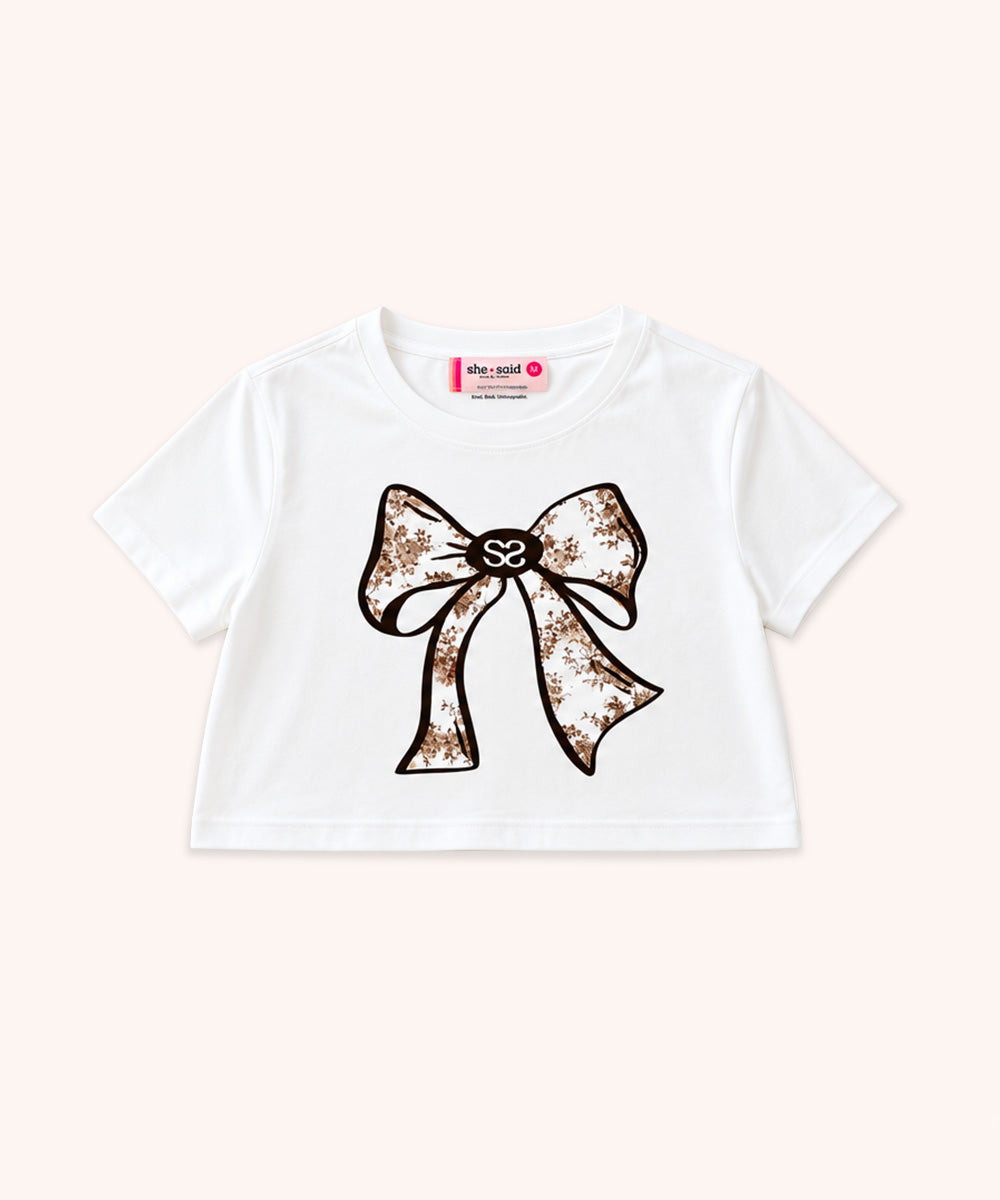 The Brown Bow Tee