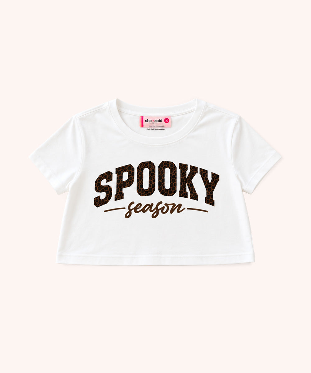 White Spooky Tee