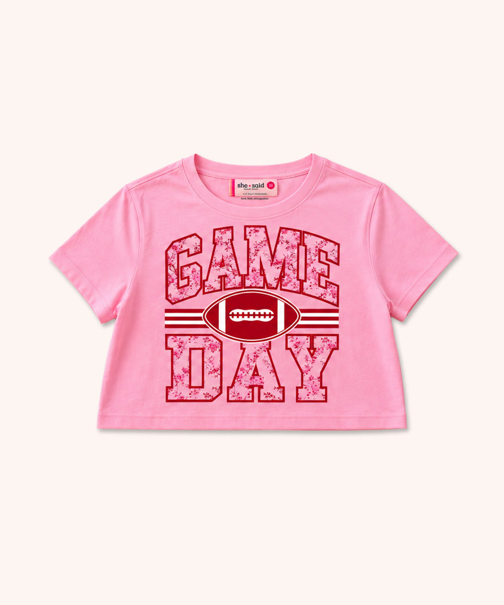 Pink Game Day Tee
